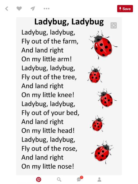 Ladybug Ladybug Now That Your Done Fly Away Fly Away Fly Away Home