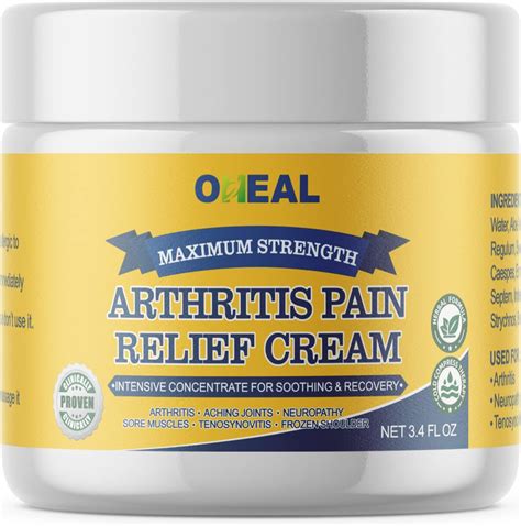 Oheal Crema Para Aliviar El Dolor De Artritis Crema Para