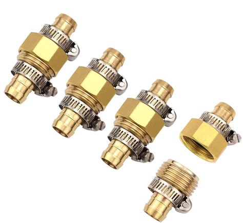 Garden Hose Quick Connect Fittings 5 8 Inch Ght Solid Brass Quick Connector Set