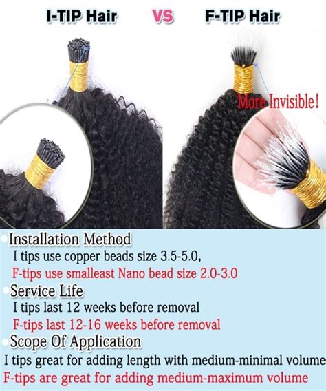 Dolago Afro Curly F Tip Hair Extensions African I Tip Human Hair