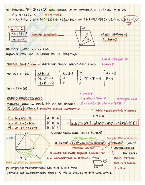 Appunti Di Geometria E Algebra Lineare