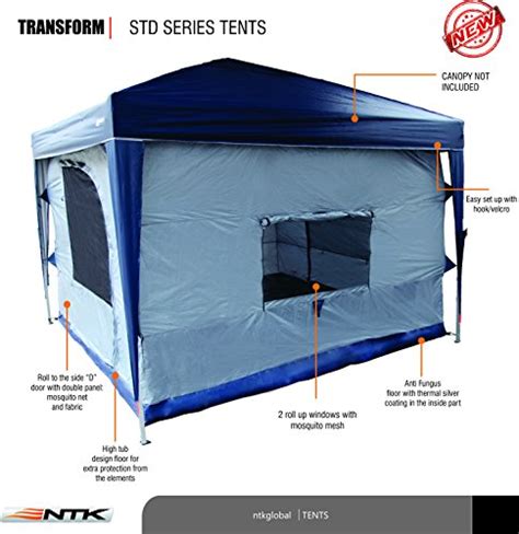 Ntk Transform Camping Tent Attaches To Any X Easy Up Pop Up