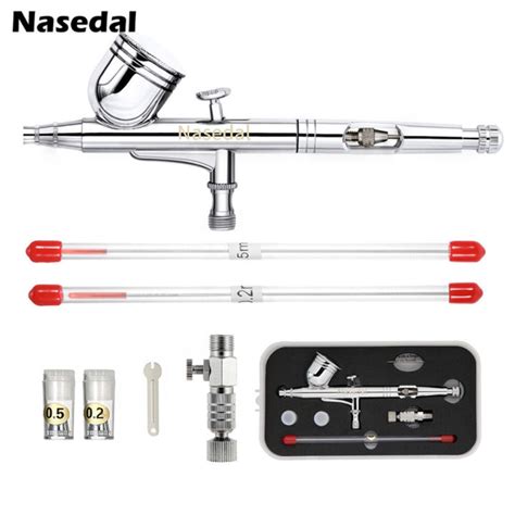 Nasedal Dual Action 0 3Mm Airbrush Sprayer 7cc Gravity Feed Airbrush