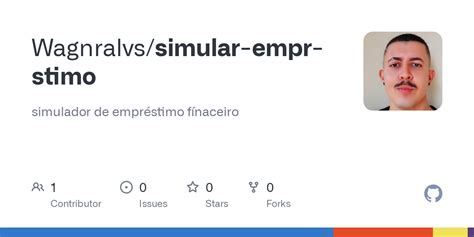 GitHub Wagnralvs simular empr stimo simulador de empréstimo fínaceiro