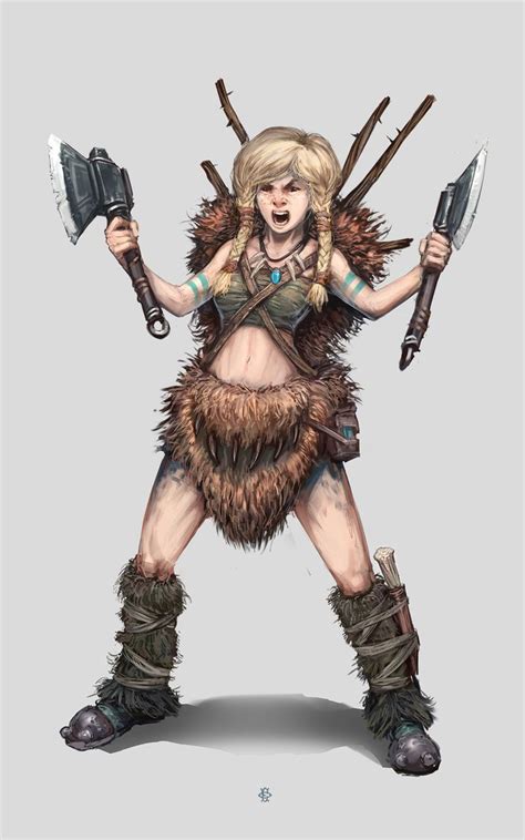 Halfling Barbarian Barbarian Tribal Warrior