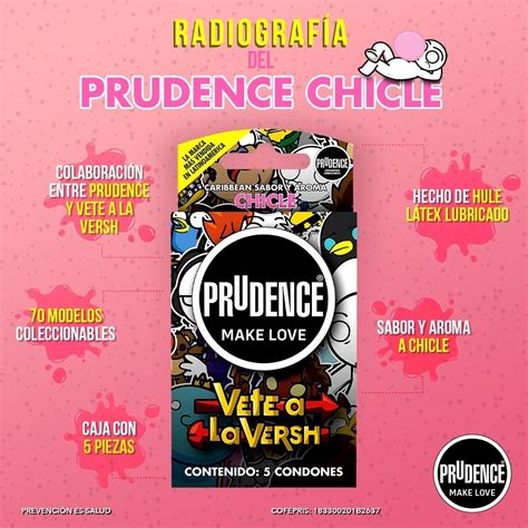 Condones Prudence Sabor Y Aroma Chicle Vete A La Versh Ciberplaza