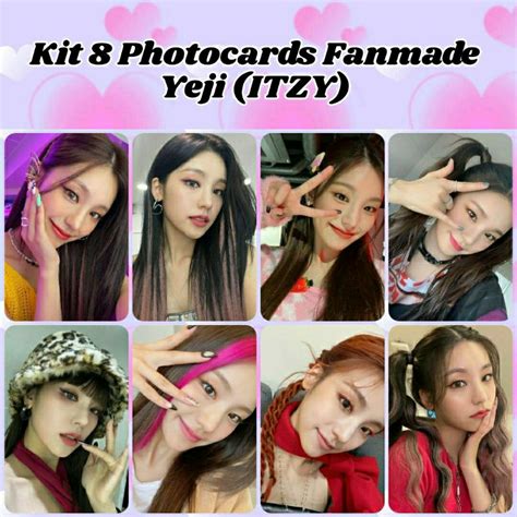 Kit 8 Photocards Yeji ITZY Selca Fanmade Shopee Brasil