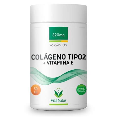 Col Geno Tipo Ii Vitamina E C Psulas Suplementos Life By