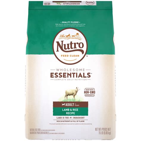 Nutro Wholesome Essentials Pasture Fed Lamb And Rice Recipe Dry Adult Dog