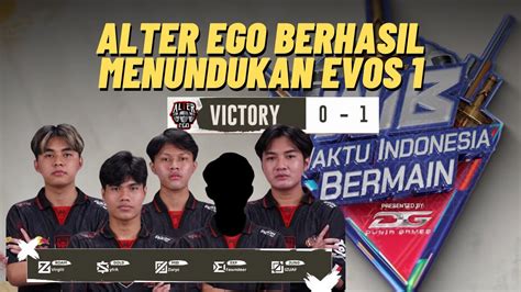 Alter Ego Berhasil Menundukkan Evos Game Yang Penuh Baku Hantam