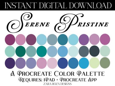 Ice Cream Procreate Color Palette Graphic By Zararozadesigns · Creative