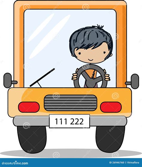 Cartoon Driver Vector Stock Vector Illustration Of Occupation 26946768