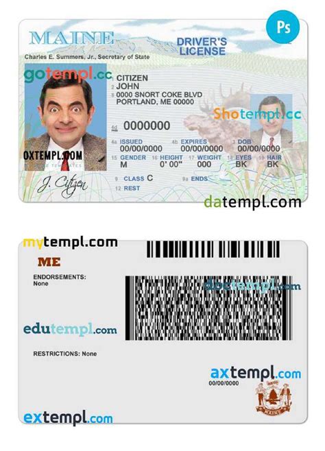 USA Maine state driving license - mytempl store - Page 1 - 1 | Flip PDF ...