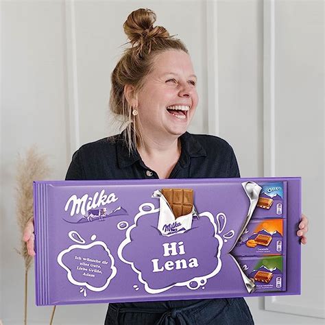 Barretta Milka Gigante Personalizzata Barretta Di Cioccolato Milka XL