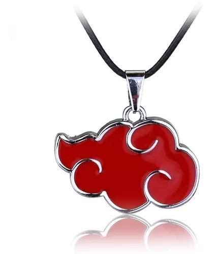 Naruto Collar Dije Nube Akatsuki Itachi Tobi Pain Meses Sin Interés