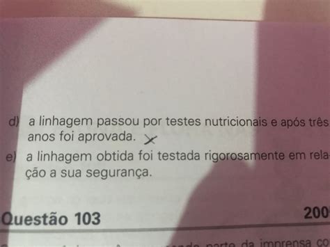 Qual A Explica O Dessa Quest O O Gabarito Letra C Explica