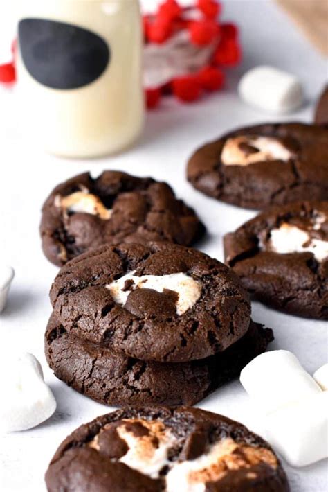 Chocolate Marshmallow Cookies Busy Little Kiddies