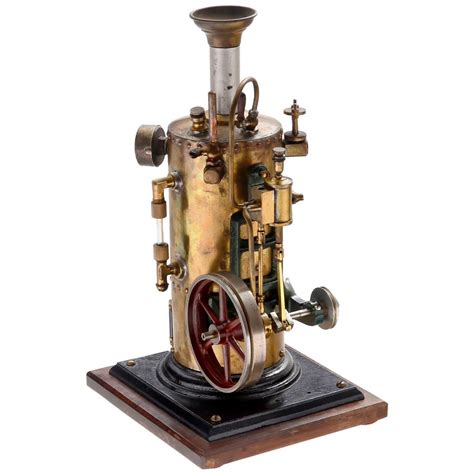 At Auction Vertical Steam Engine with Märklin Parts c 1930