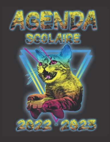 Gaming Agenda Scolaire Chat Gamer Organiseur Scolair