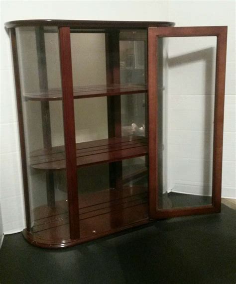 Bombay Glass Display Curio Cabinet You Can Hang On Wall For Sale In