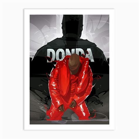 Kanye West Donda Art Print By Nikita Abakumov Fy