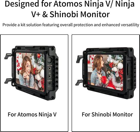 Andycine Monitor Cage With Sunhood For Atomos Ninja V Built In NATO