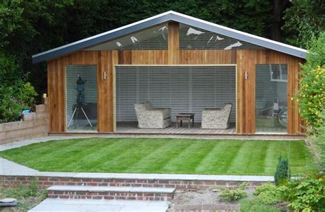 Modern Summer House With Shed - AHOME-DESIGNING