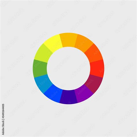 Pantone color wheel Stock Illustration | Adobe Stock