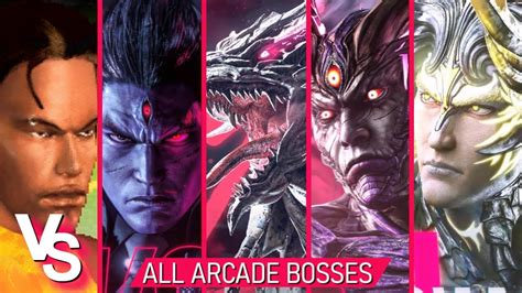 TEKKEN 8 Eddy VS All Arcade Bosses Azazel True Devil Kazuya Angel