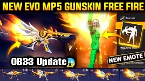 New Evo Mp5 Gun Skin In Free Fire Free Fire Evo MP5 Skin Garena