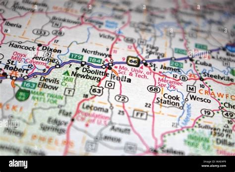 Map of rolla missouri hi-res stock photography and images - Alamy