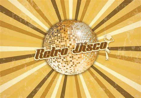 Retro Disco Ball Background Vector - Download Free Vector Art, Stock ...