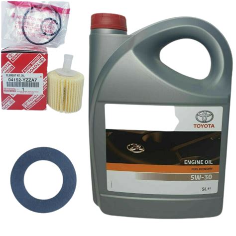 TOYOTA VERSO S INTERMEDIATE SERVICE KIT GENUINE KIT OIL SUMP WASHER OIL