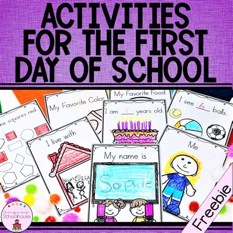 First Day of School Activities | Made By Teachers