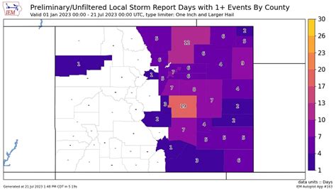 2023: Most large hail recorded in Colorado ever | 9news.com