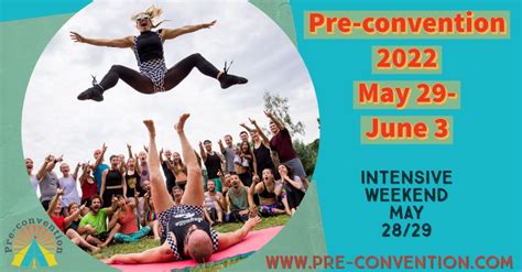 Pre Convention To The Dutch Acrobatics Festival Acro Calendar