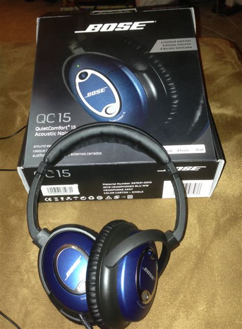 Review Of The Bose® Limited Edition Quietcomfort® 15 Noise Cancelling