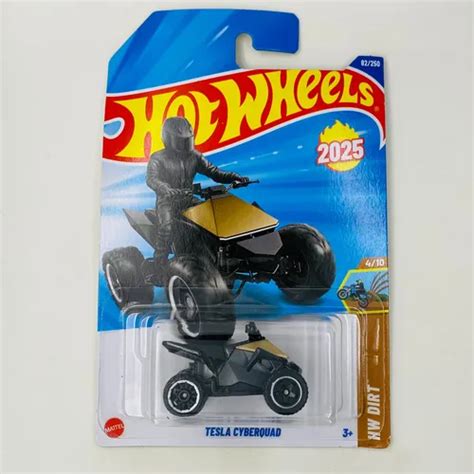 Hot Wheels Tesla Cyberquad L Dourado Hw Dirt Miniatura Dourado Escuro Mercadolivre