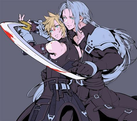 Cloud Strife Sephiroth And Sephiroth Final Fantasy And 2 More Drawn