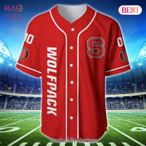 LUXURY NCAA NC State Wolfpack Baseball Jersey