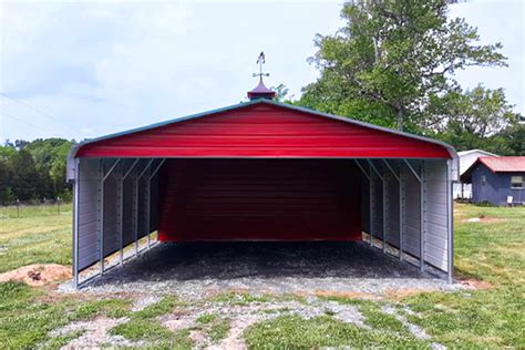 Side Enclosed Carports In Sc Enclosed Metal Carport