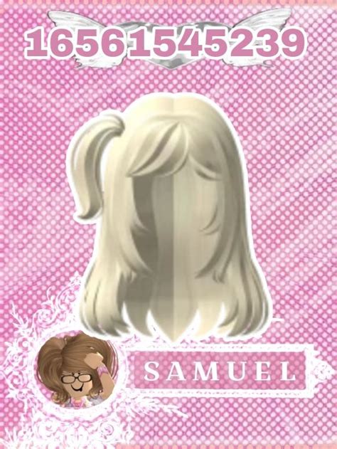 HAIR CUTE SOFT BLONDE COTTAGE COQUETTE PIGTAIL LARGE ROBLOX CODES HAIRSTYLES HEAD Y2K GLAM