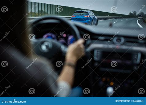 Cars Driving Fast on the Highway Stock Image - Image of nature ...