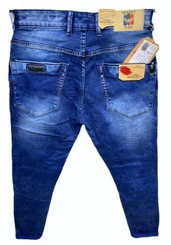 Slim Fit Faded Mens Casual Wear Denim Blue Jeans At Rs 750 Piece In