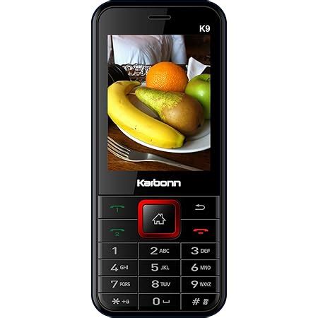 Karbonn K Black Red Mah Big Battery Dual Sim Inch