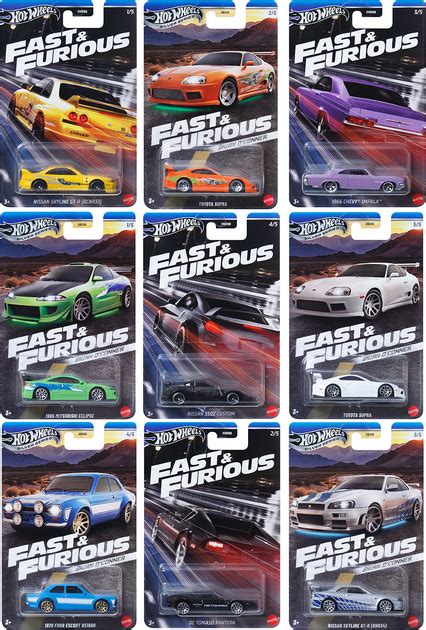 Тематична машинка Hot Wheels Форсаж в асортименті шт HNR іграшки з доставкою від ROZETKA