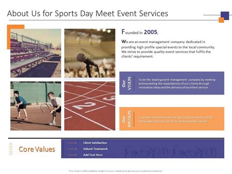 About Us For Sports Day Meet Event Services Ppt PowerPoint Presentation ...