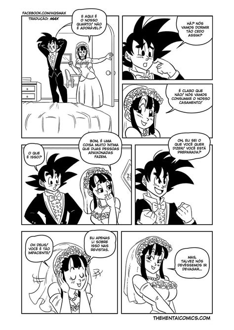 Quadrinhos Eroticos Goku E Chichi Em Lua De Mel DBZ Hentai Hentai HQ Porno