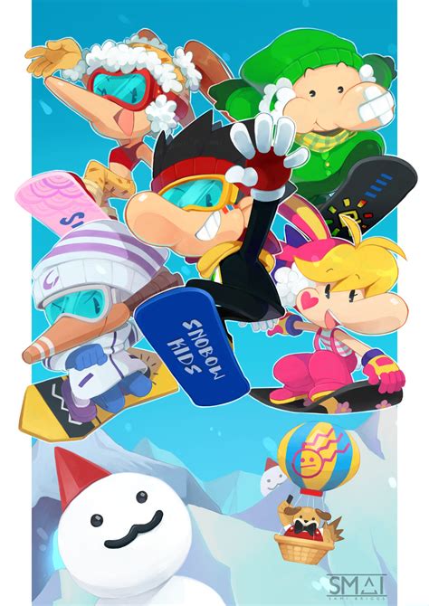 ⛄ Happy 20th Anniversary Snowboard Kids 🏂 Thank ⚡smais Art Blog⚡