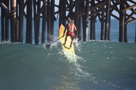 Legendary surfer Laird Hamilton took advantage of the big waves in ...